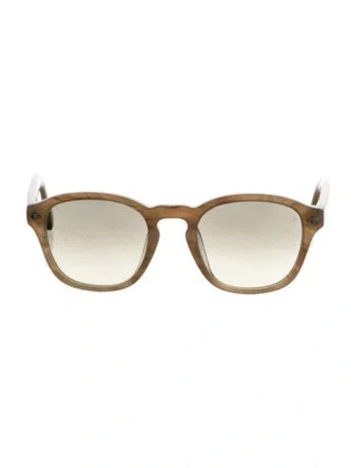 Pre-owned Brunello Cucinelli Oversize Gradient Sunglasses In Neutral