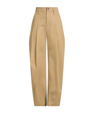Brunello Cucinelli Oversized Trousers In Nude