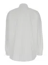 Brunello Cucinelli Oversized White Shirt With Monile Detail