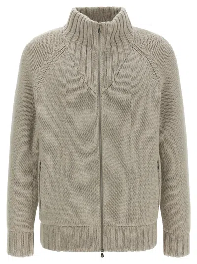 Brunello Cucinelli Padded Cardigan Sweaters And Cardigans Multicolor