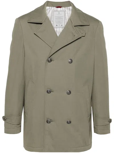Brunello Cucinelli Padded Coat In Grey