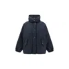 Brunello Cucinelli Puffer Jackets With Hood And Pockets In Blue