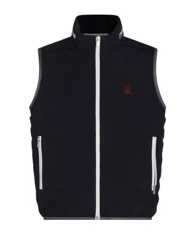 Brunello Cucinelli Padded Gilet In Black
