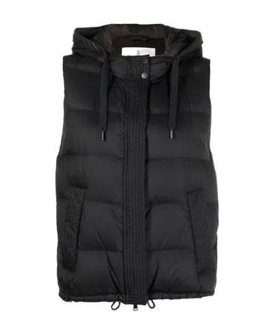 Brunello Cucinelli Padded Gilet Jacket In Black