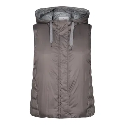 BRUNELLO CUCINELLI BRUNELLO CUCINELLI PADDED HOODED VEST