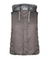 Brunello Cucinelli Vest In Gray