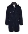 Brunello Cucinelli Quilted Down Parka In Black