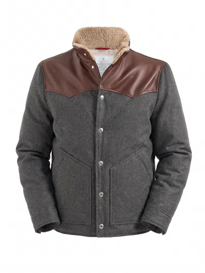 Brunello Cucinelli Padded Jacket In Gray