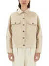 Brunello Cucinelli Padded Jacket In Beige