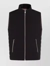 Brunello Cucinelli Padded Jackets With High Collar And Side Zip Pockets In Black