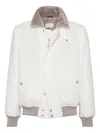 Brunello Cucinelli Cashmere Aviator Jacket
