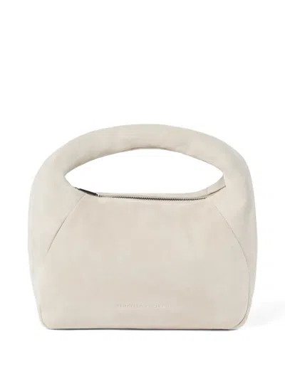 Brunello Cucinelli Padded Tote Bag In Neutral