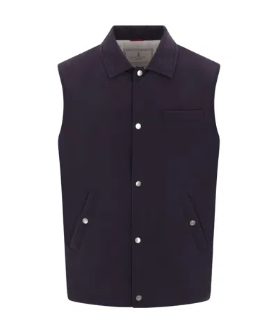 Brunello Cucinelli Padded Vest In Black