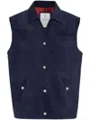Brunello Cucinelli Padded Vest In Night