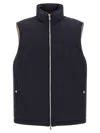 Brunello Cucinelli Gilet Imbottito In Blue