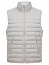 Brunello Cucinelli Quilted Gilet In Gray