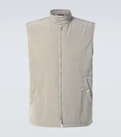 Brunello Cucinelli Padded Vest In Green