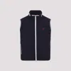 Brunello Cucinelli Padded Vest In Tech Fabric In Navy