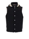 Brunello Cucinelli Men Padded Wool Vest In Black