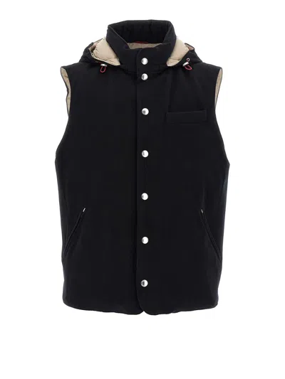 BRUNELLO CUCINELLI PADDED WOOL VEST
