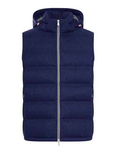 BRUNELLO CUCINELLI PADDED WOOL VEST