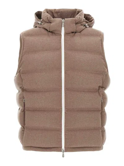 BRUNELLO CUCINELLI PADDED WOOL VEST
