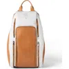Brunello Cucinelli Zip Leather Backpack In Brown