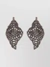 Brunello Cucinelli Sculptured Silver Earrings