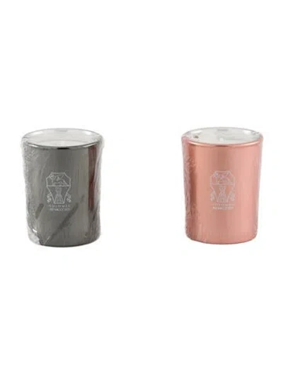 Pre-owned Brunello Cucinelli Pair Of Votive Candles In Multi