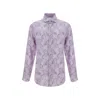 Brunello Cucinelli Linen Shirt Paisley Pattern