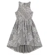 Brunello Cucinelli Paisley Dress In Grigio Medio