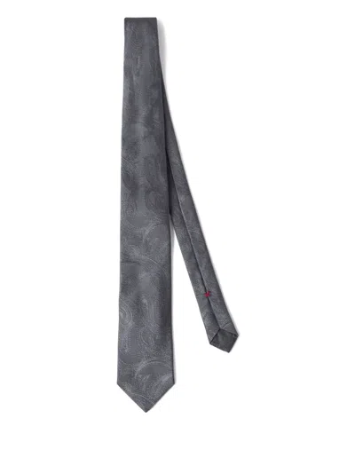 BRUNELLO CUCINELLI PAISLEY-JACQUARD TIE