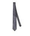 Brunello Cucinelli Jacquard-krawatte Mit Paisleymuster In Gray