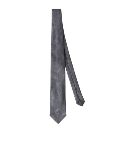 BRUNELLO CUCINELLI PAISLEY-JACQUARD TIE