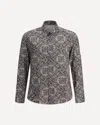 Brunello Cucinelli Paisley Print Cotton Shirt