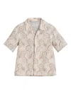 Brunello Cucinelli Paisley-print Shirt In Neutrals