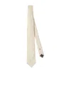 Brunello Cucinelli Paisley-print Silk Tie In Nude