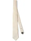 Brunello Cucinelli Paisley-print Silk Tie In White