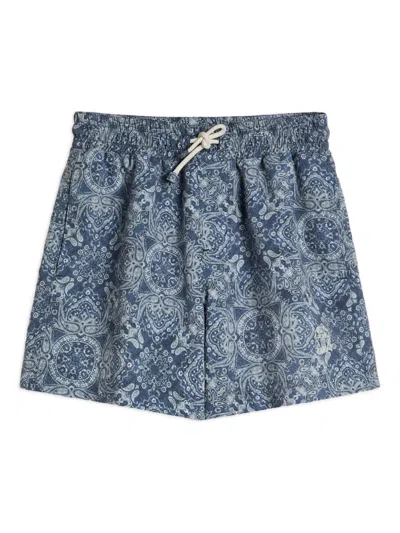 Brunello Cucinelli Kids' Paisley-print Swim Shorts