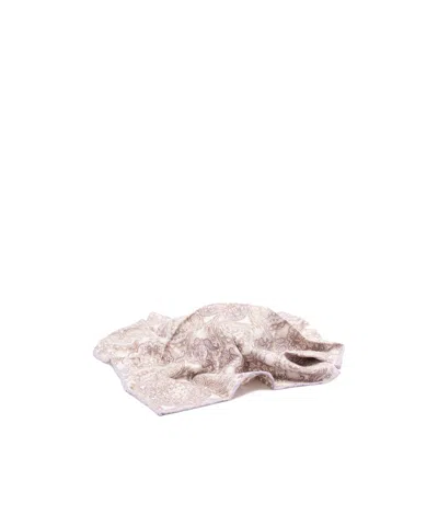 Brunello Cucinelli Paisley Scarf In Neutral