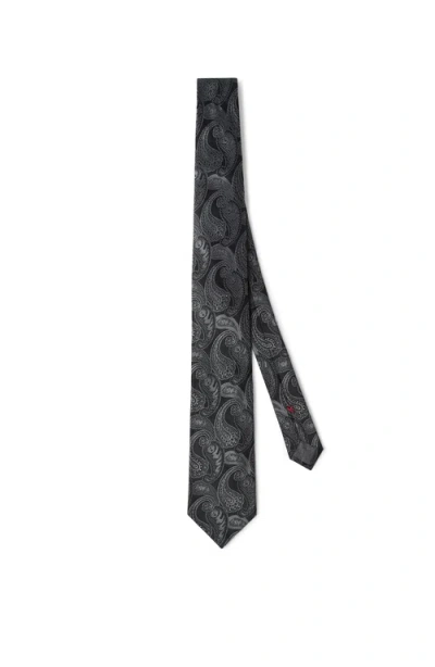 BRUNELLO CUCINELLI BRUNELLO CUCINELLI PAISLEY SILK TIE