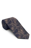 Brunello Cucinelli Paisley Silk Tie In Pink