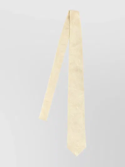 Brunello Cucinelli Paisley Slim Textured Silk Tie