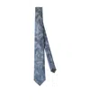 Brunello Cucinelli Paisley Tie In Blue