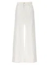 Brunello Cucinelli Palazzo Jeans In White