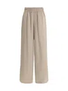 Brunello Cucinelli Palazzo Pants In Kaki