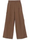 Brunello Cucinelli Palazzo Trousers In Brown