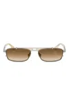 Brunello Cucinelli Paloma Rectangle-frame Sunglasses