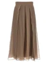 Brunello Cucinelli "paneled Circle" Skirt