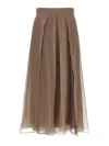 Brunello Cucinelli "paneled Circle" Skirt